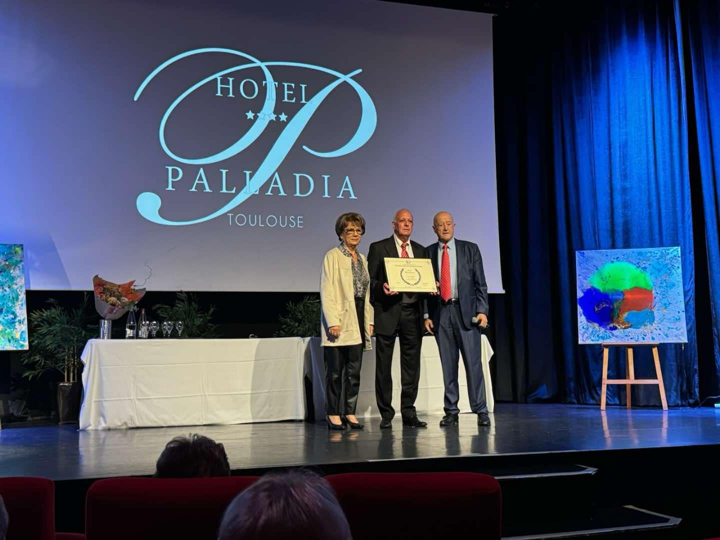 remise palme yvon richart recompensé a toulouse